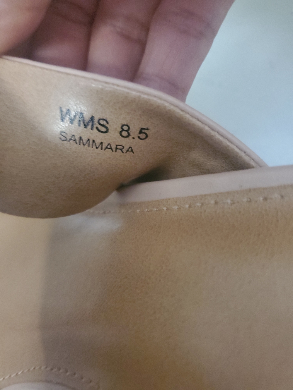 Dolce Vita Beige Square-Toe Thong Mules - Picture 5 of 6